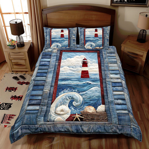 Beach Lighthouse WP0701042CL Duvet Cover Set