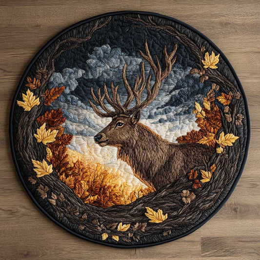 Deersoul WN0705022CL Quilted Round Mat