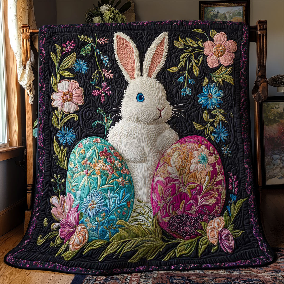 Rabbit’s Festive Nest WN1501040CL Quilt