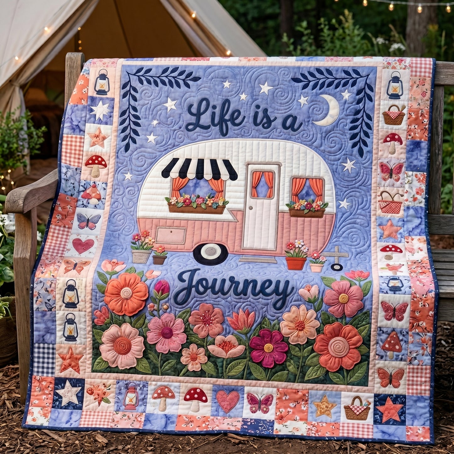 Life Is A Journey XR1405005CL Quilt