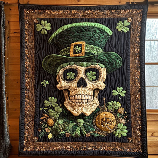 Shamrock Skull CP1405051CL Quilt