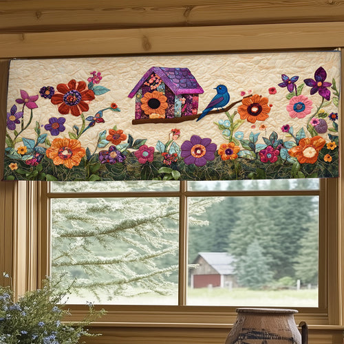 Birdhouse WJ0404031CL Quilted Valance