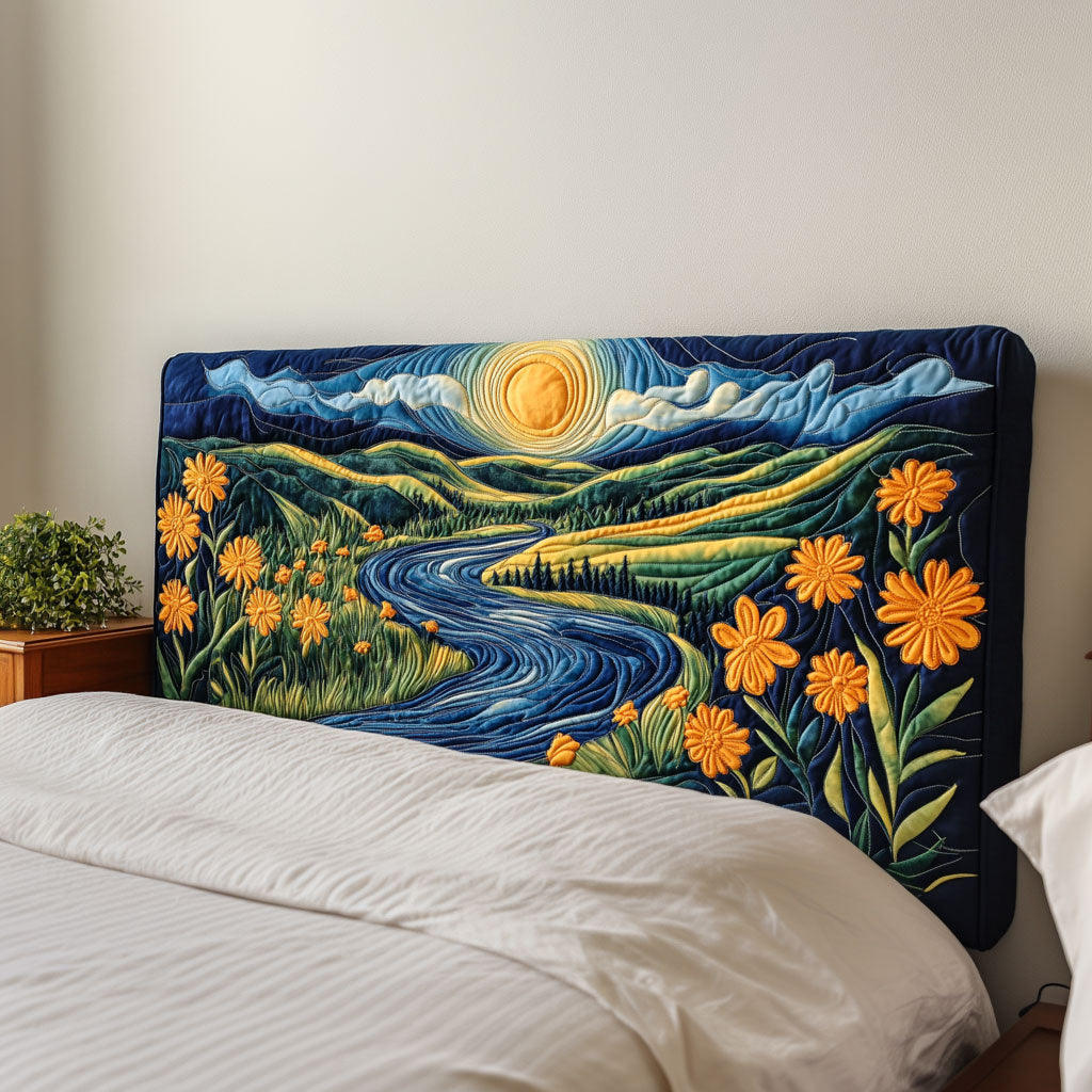 River Dream KL0601023CL Quilted Headboard Slipcover