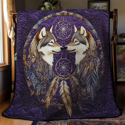 Sacred Wolf Bond WN1703076CL Quilt