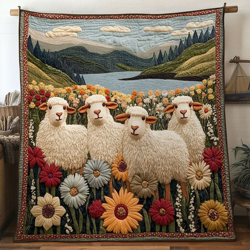 Countrybloom Sheep WN0601017CL Quilt