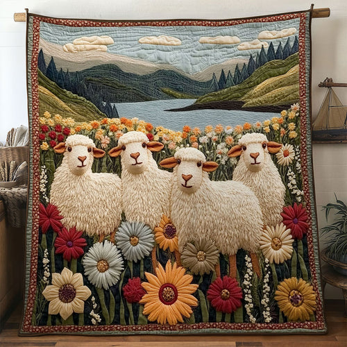 Countrybloom Sheep WN0601017CL Quilt