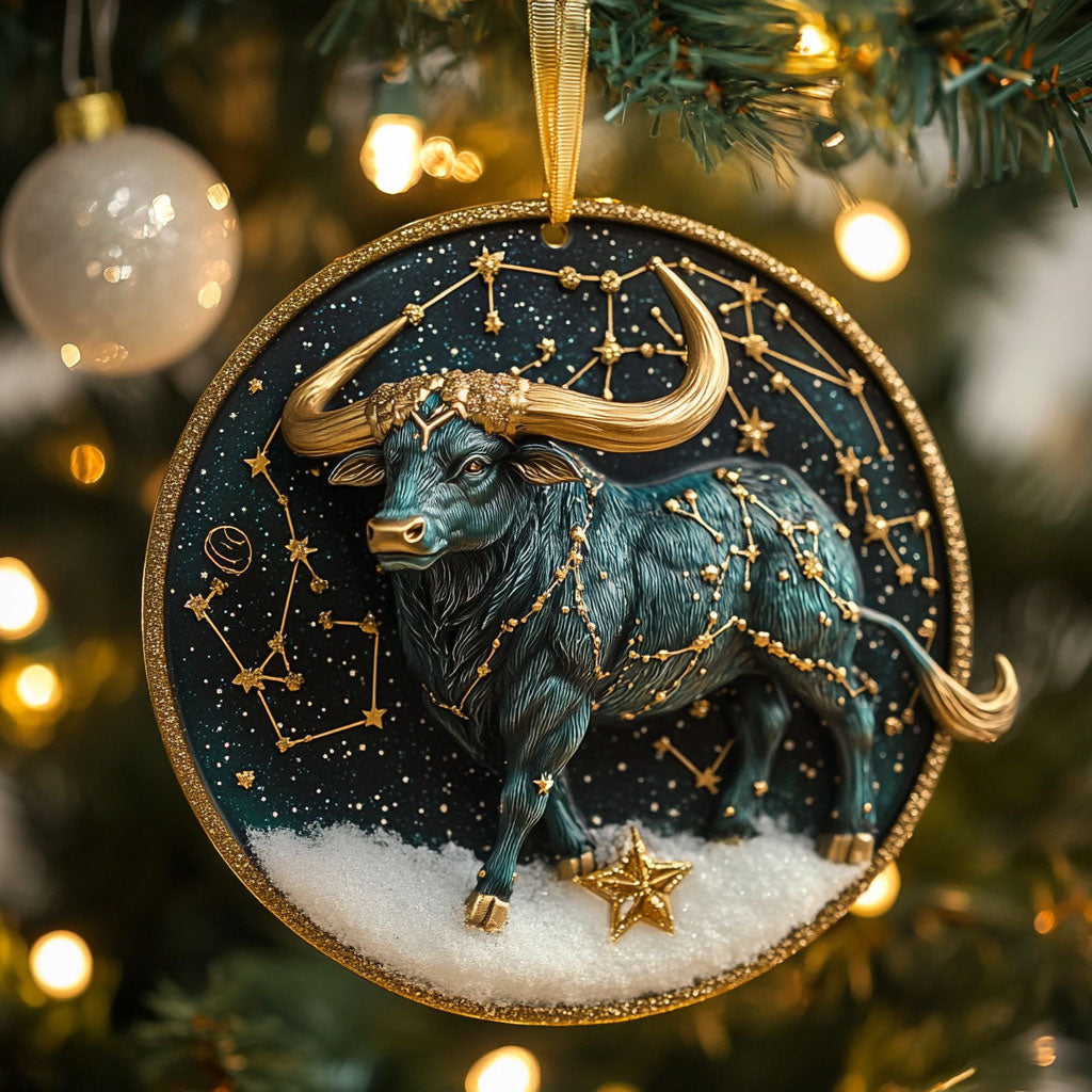 Taurus Strength CP0912116CL Christmas Ornament