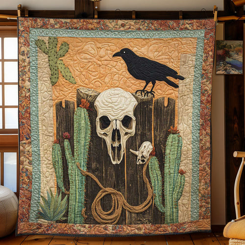 Raven And Skull WN2401016CL Quilt