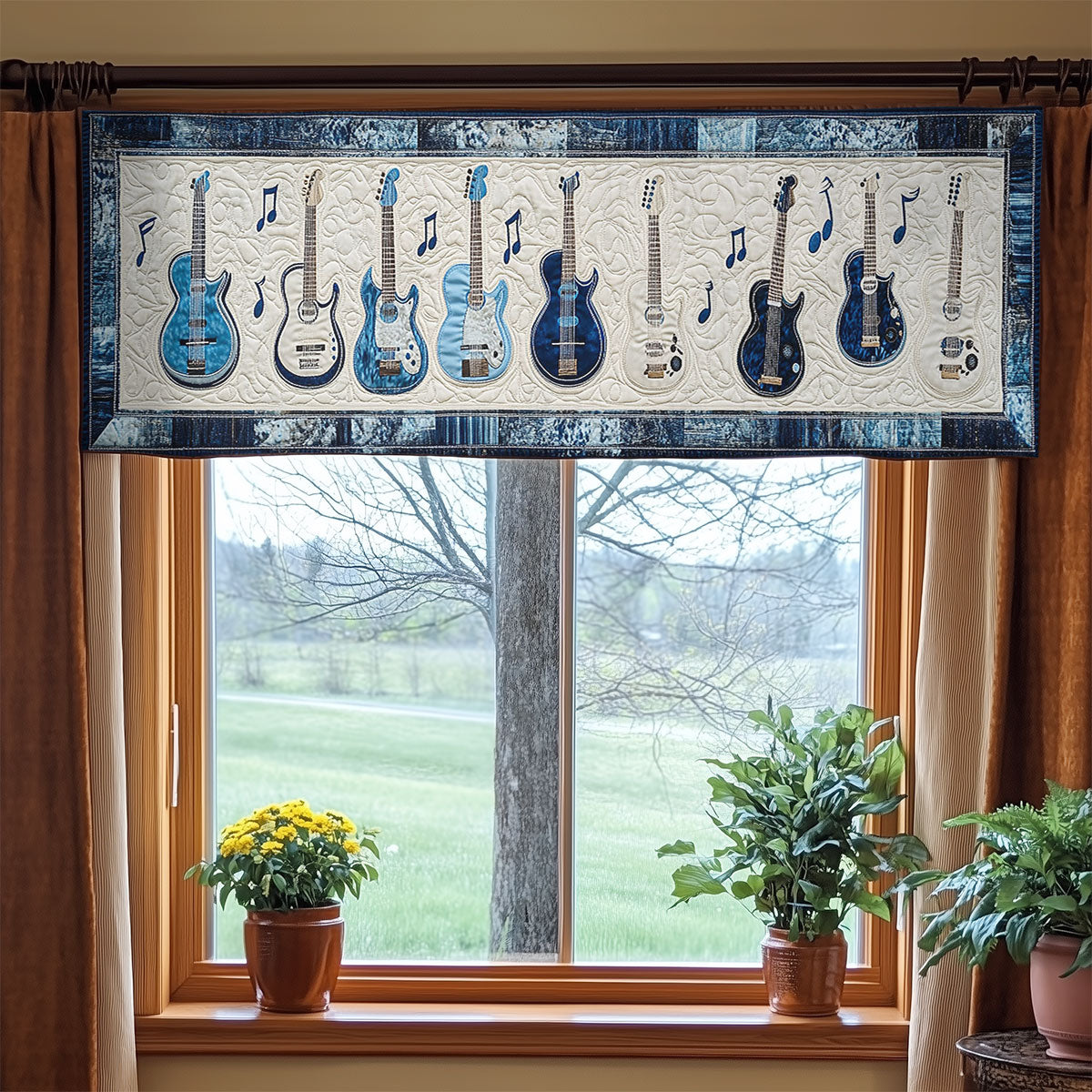 Guitar Soul WN0407119CL Quilted Valance