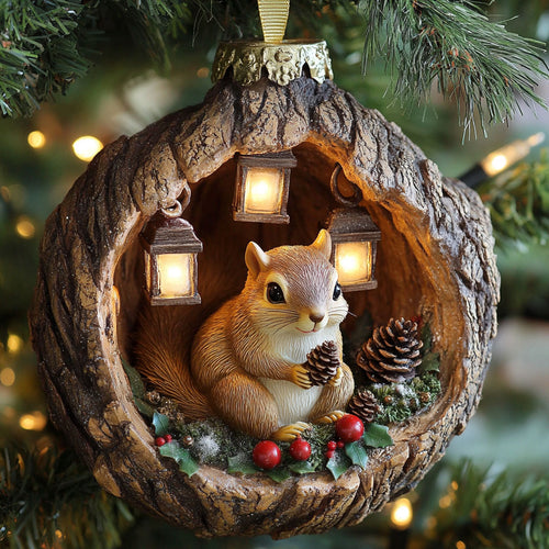 Forest Squirrel CP0312233CL Christmas Ornament