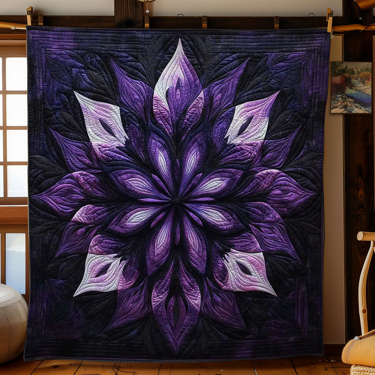 Celestial Flower WN0703016CL Quilt