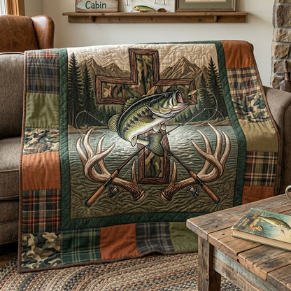 Fishing Cross Wilderness WN1805004CL Quilt