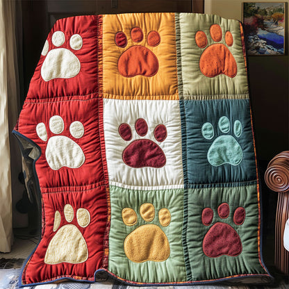 Puffy Paw Print WP0603037CL Quilt