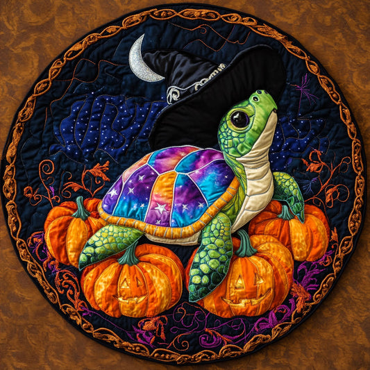 Twilight Turtle WN1308129CL Quilted Round Mat