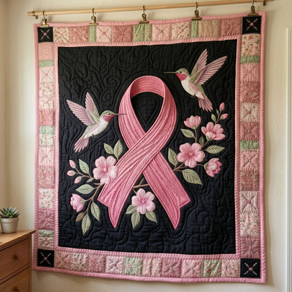 Pink Ribbon Serenity WN2304009CL Quilt