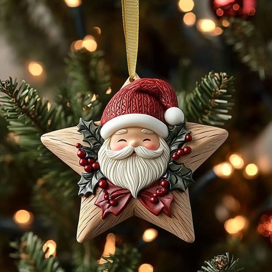 Jolly Santa WN1512039CL Christmas Ornament