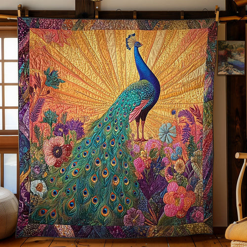 Peacock Symphony WN1102015CL Quilt