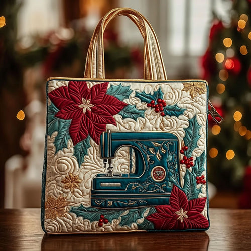 Winter Sewing Machine WN2010075CL Quilted Tote Bag