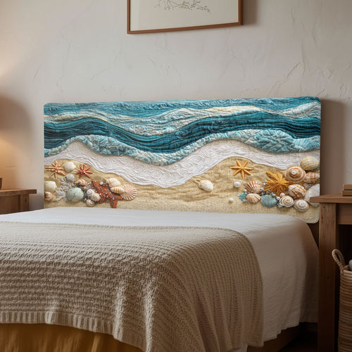Shoreline Dream CW1212055CL Quilted Headboard Slipcover