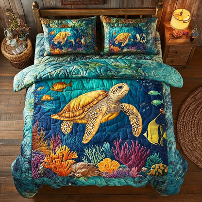 Turtle Reef WJ1706012CL Duvet Cover Set