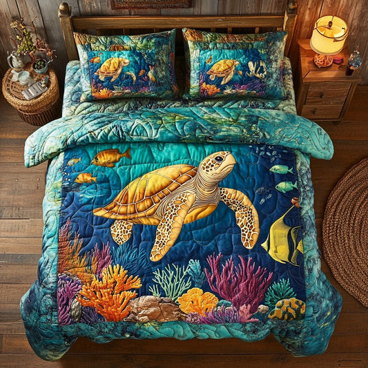 Turtle Reef WJ1706012CL Duvet Cover Set