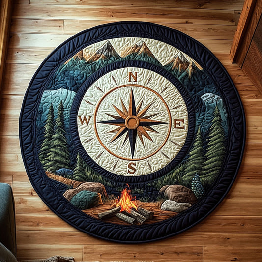 Timeless Wayfinder KL2412042CL Quilted Round Mat