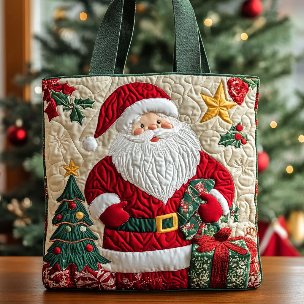 Santa Delight CP1810082CL Quilted Tote Bag