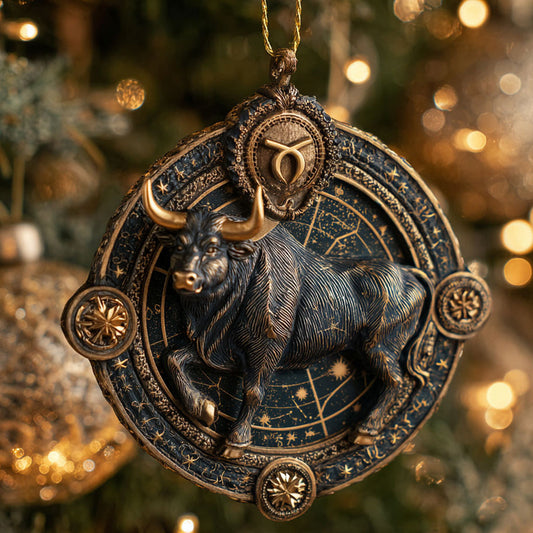 Celestial Bull CP0912117CL Christmas Ornament