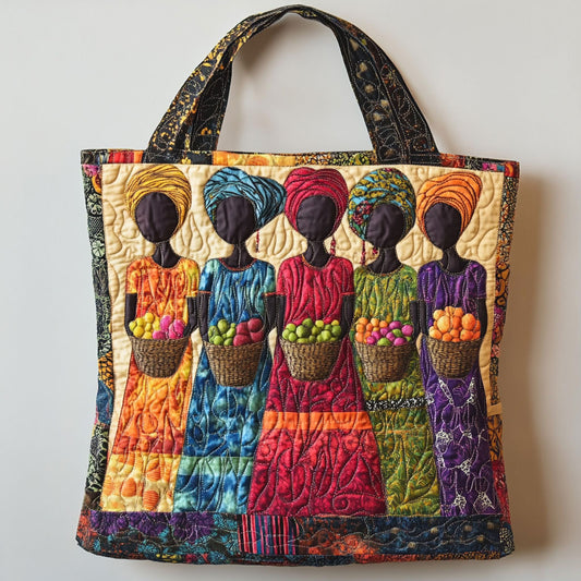 African Women Spirit WN0701024CL Quilted Tote Bag