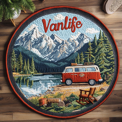 Picnic Day WP2803002CL Quilted Round Mat
