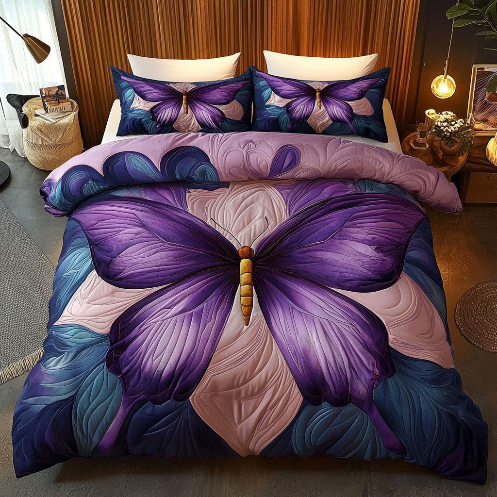 Violet Spirit Butterfly QA1601019CL Duvet Cover Set