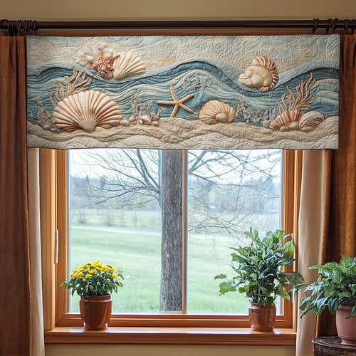 Deep Blue Sea WN2003081CL Quilted Valance