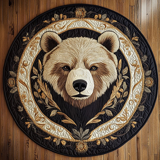 Majestic Bear KL0412002CL Quilted Round Mat