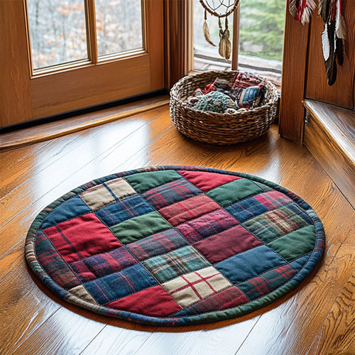 Vintage Patchwork WJ1305030CL Quilted Round Mat