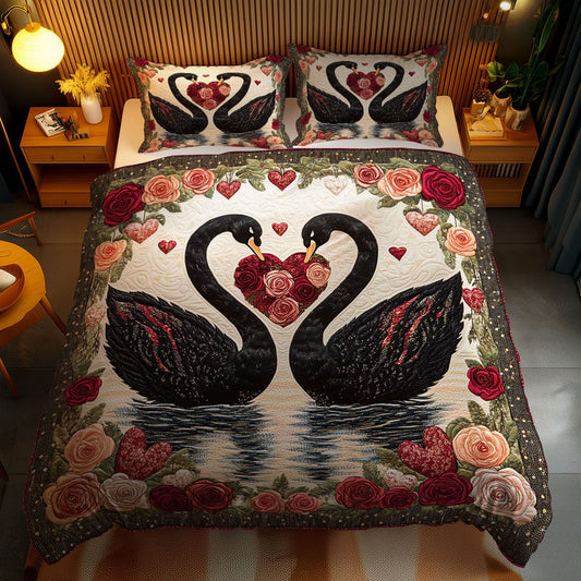 Valentine Black Swans WN0201068CL Duvet Cover Set