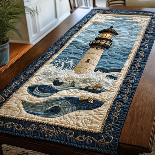 Ocean Passage CP1601063CL Quilted Table Runner