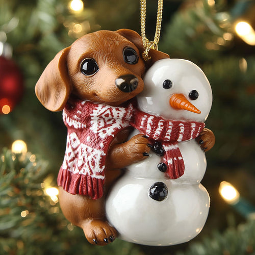 Yuletide Doxie CP1510119CL Christmas Ornament