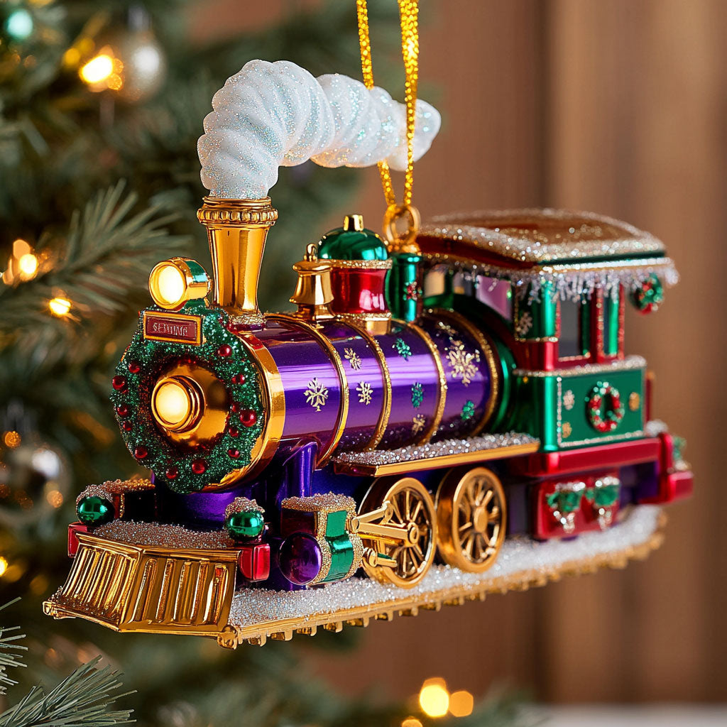 Festive Train CW2710029CL Christmas Ornament