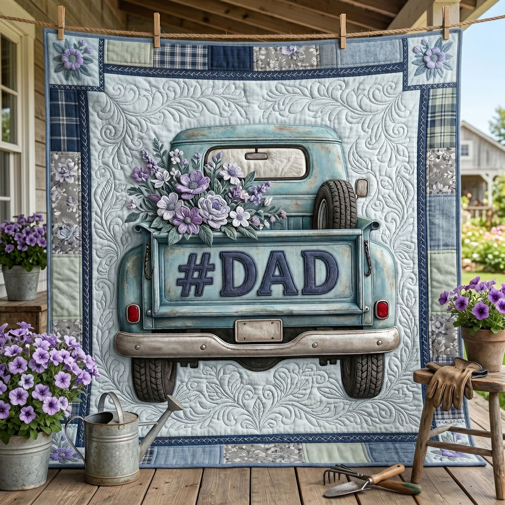 Lavender Truck For Dad WN1506011CL Quilt
