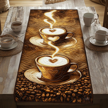 Hot Latte WJ2803035CL Quilted Table Runner