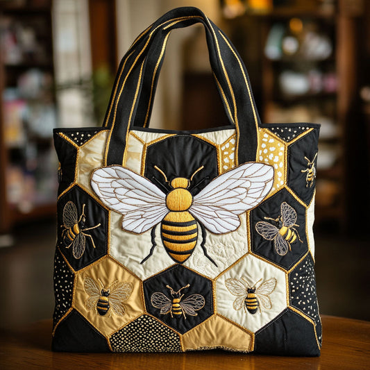 Golden Hive CW2509009CL Quilted Tote Bag