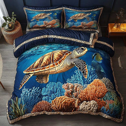 Eternal Turtle Flow WN1703098CL Duvet Cover Set