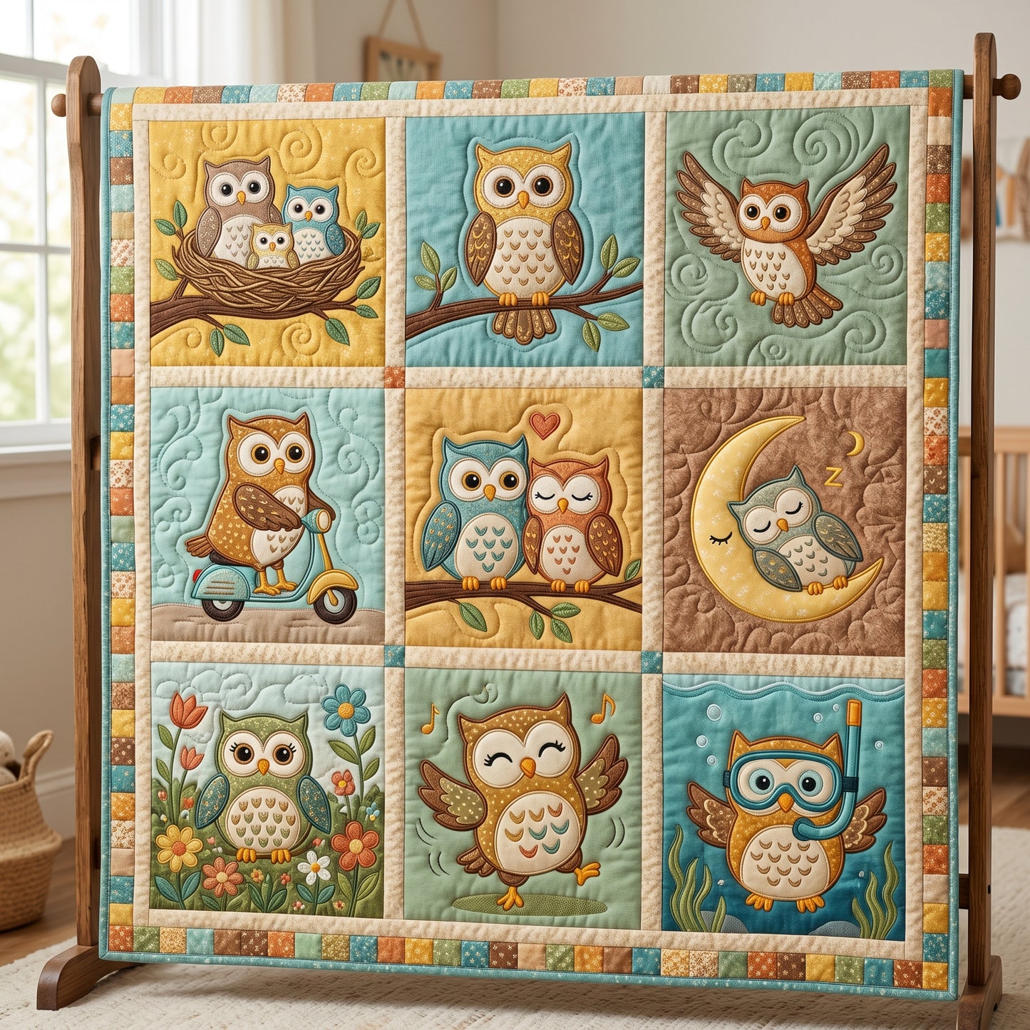 Daily Owl XR1704005CL Quilt