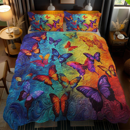 Colorful Butterfly Garden WN1103100CL Duvet Cover Set