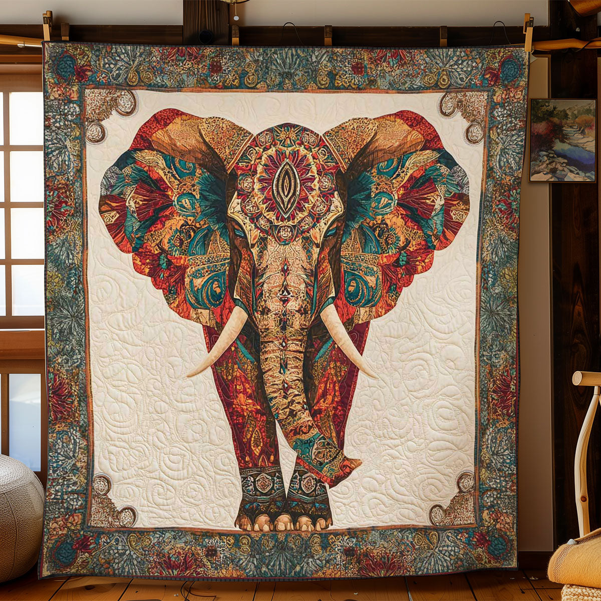 Majestic Elephant WN2201033CL Quilt