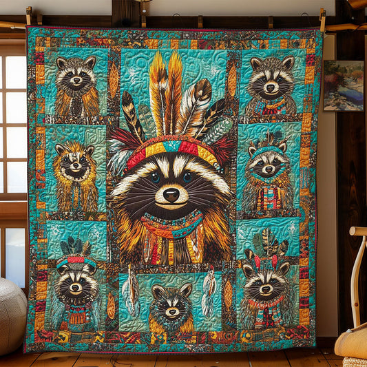 Raccoon Of The Tribe WN2401029CL Quilt