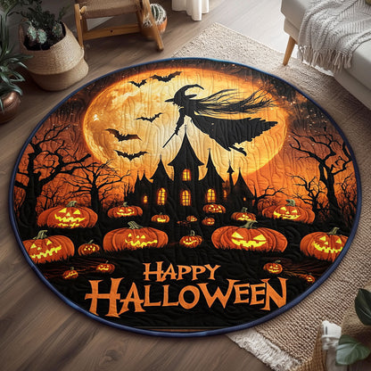 Halloween Howls WJ2307040CL Quilted Round Mat