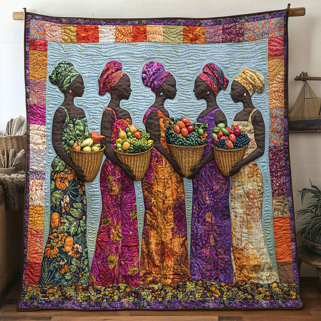 African Women Harmony WN0701012CL Quilt