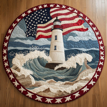Lighthouse Spirit WN0906063CL Quilted Round Mat