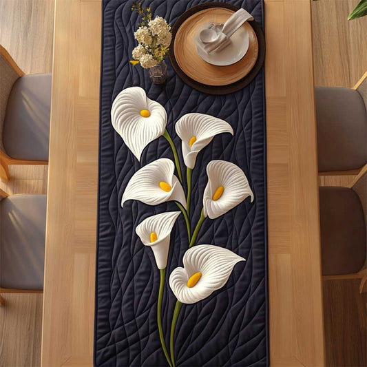 Calla Lilies Garden WN2503027CL Quilted Table Runner